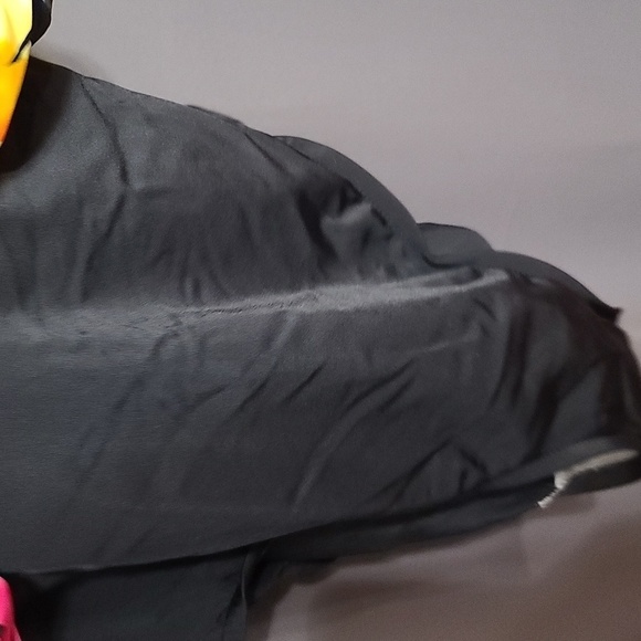 Maxine of Hollywood Swimsuit Black Colorful Tropical Floral Blouson L? EUC READ - Picture 3 of 9